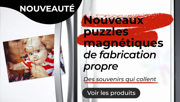 Puzzles magn&eacute;tiques de fabrication propre